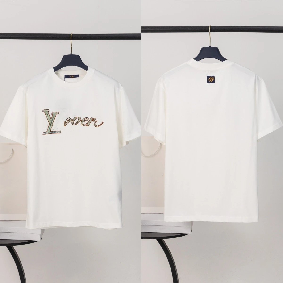 白色 LOGO珠片绣10