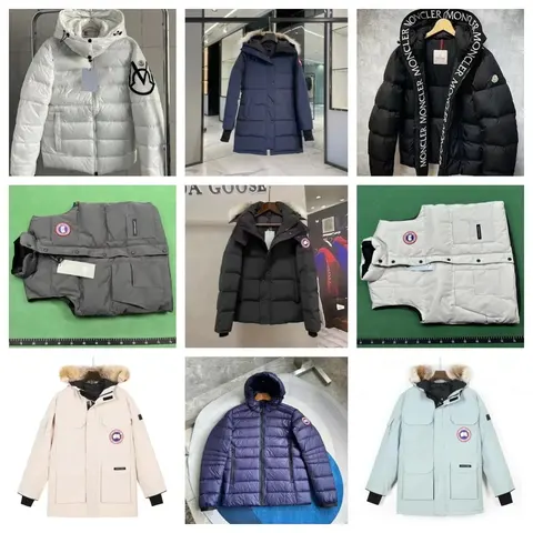 Moncler and Canada Goose Winter Jacket Collection