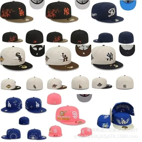 MLB Baseball Caps Collection - Dodgers, Yankees, Padres, White Sox, and More