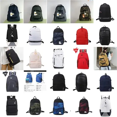Collection of Nike Backpacks in Various Colors and Designs