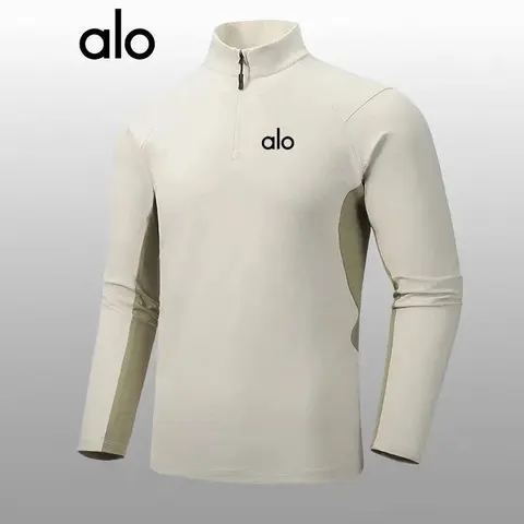 alo Long Sleeve Quarter Zip Top