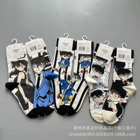SPSTR CL Detective Conan Anime Character Socks Collection