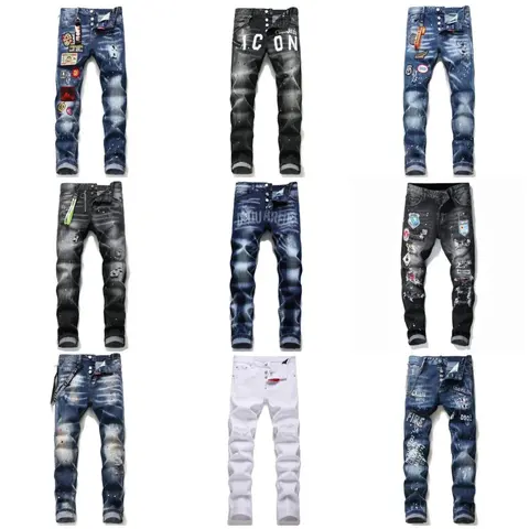 DSQUARED2 Men's Patchwork Denim Jeans Collection