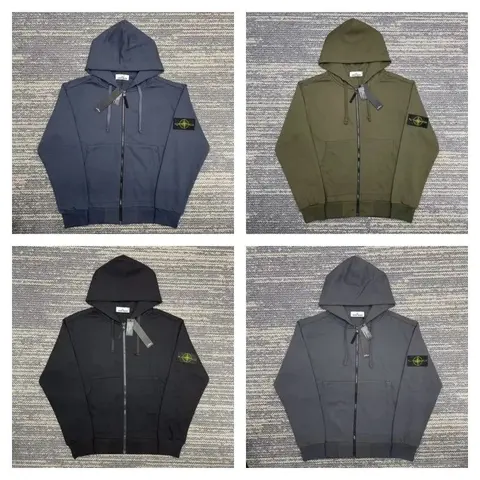 Stone Island Zip-Up Hoodies Collection