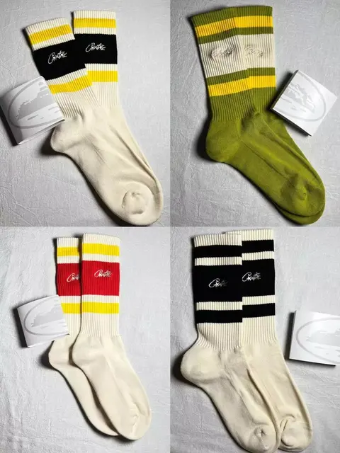 Cantore Striped Crew Socks Collection