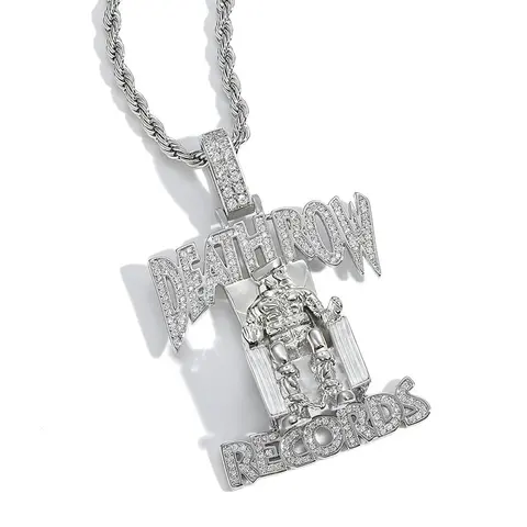 Death Row Records Pendant Necklace