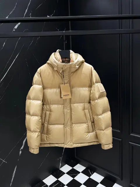 Burberry Gold Puffer Jacket