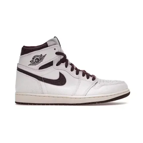 Air Jordan 1 High White and Bordeaux