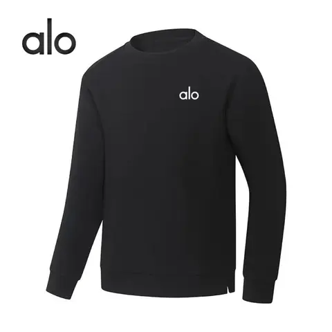 alo Black Crewneck Sweatshirt