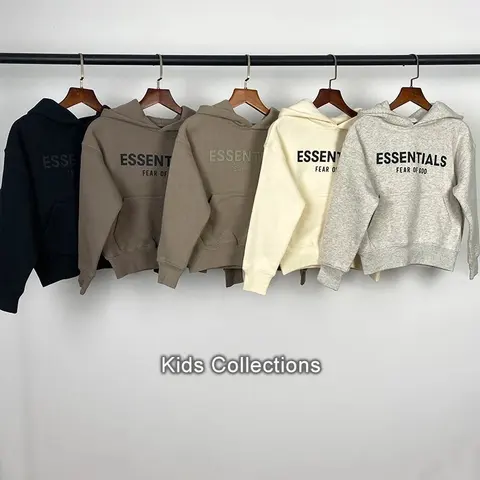 Fear of God Essentials Kids Hoodies Collection
