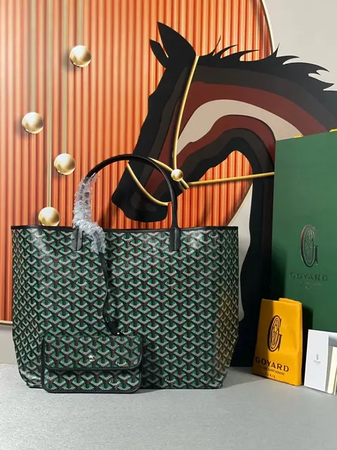 Goyard Saint Louis Tote Bag with Matching Pouch