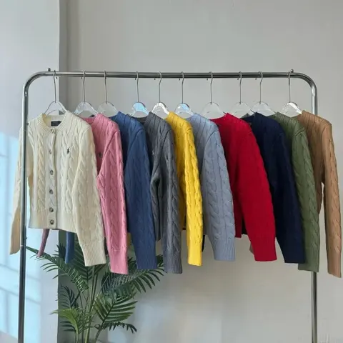 Ralph Lauren Cable Knit Cardigan Sweaters Collection