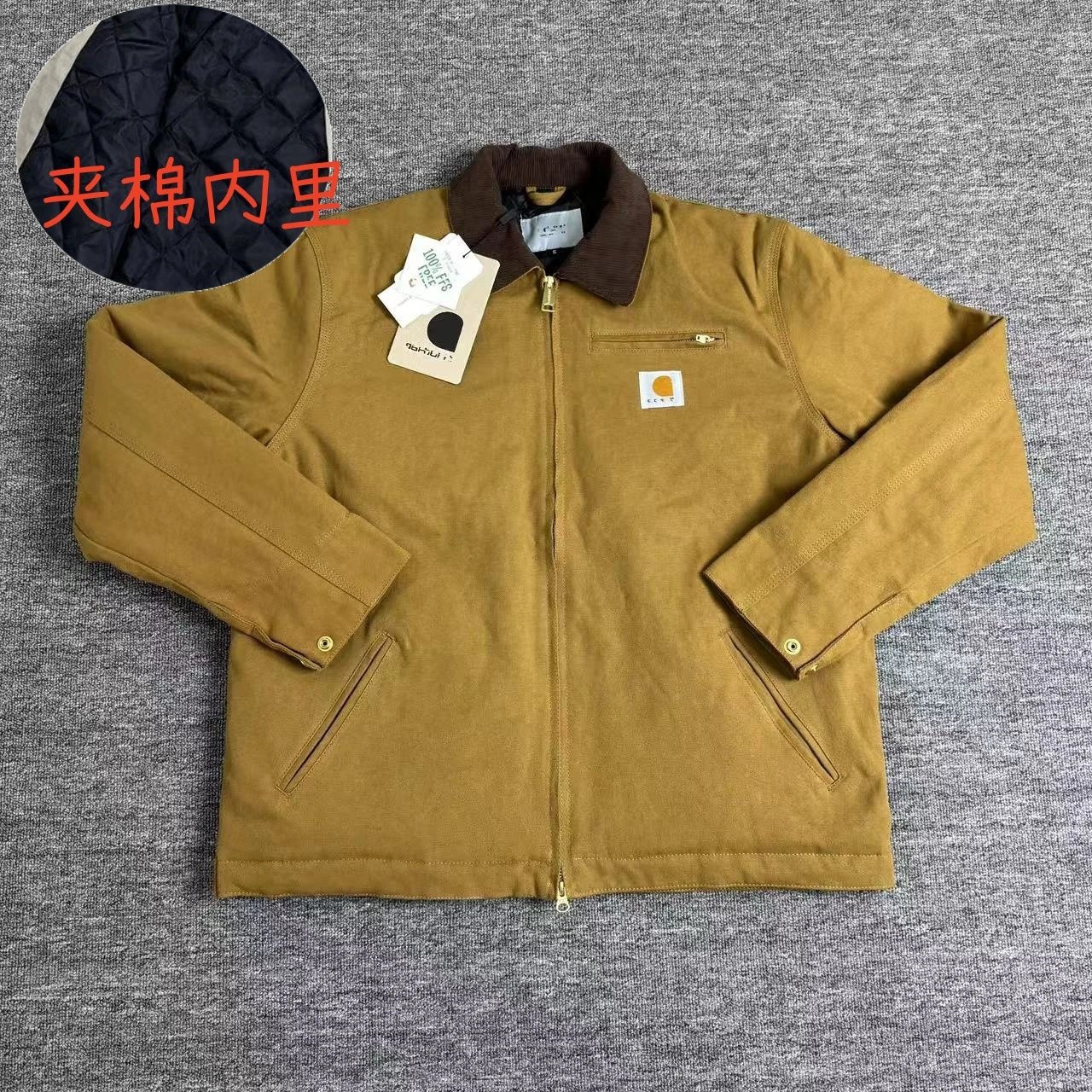 J01棕色加棉