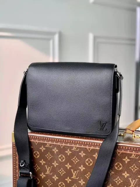 Louis Vuitton Black Taurillon Leather Crossbody Bag