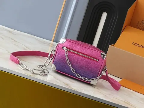 Louis Vuitton Pink Ombre Monogram Mini Bag with Chain Strap