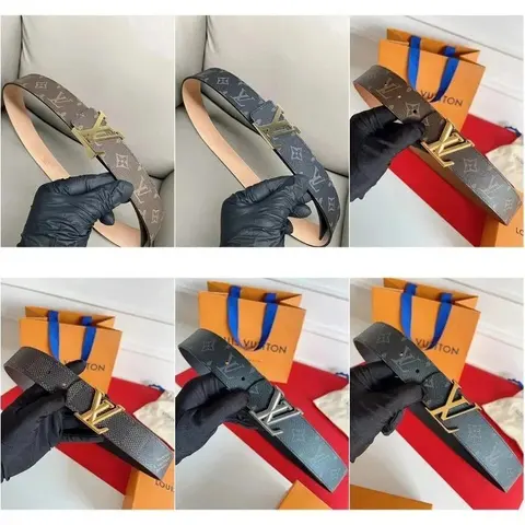Louis Vuitton Monogram Leather Belt Collection