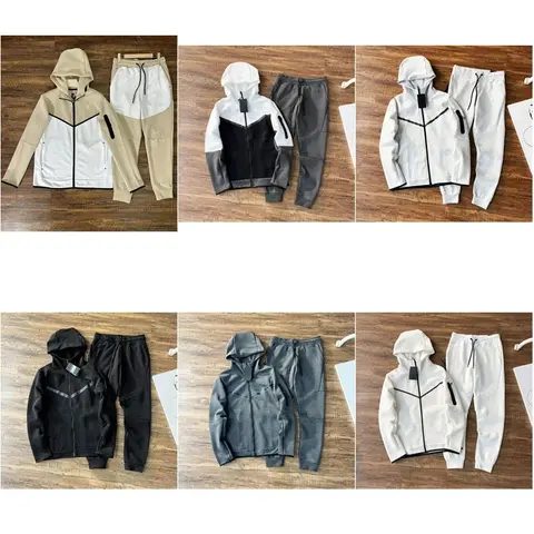 Men's Hooded Tracksuit Set - Athletic Jogging Suit Collection