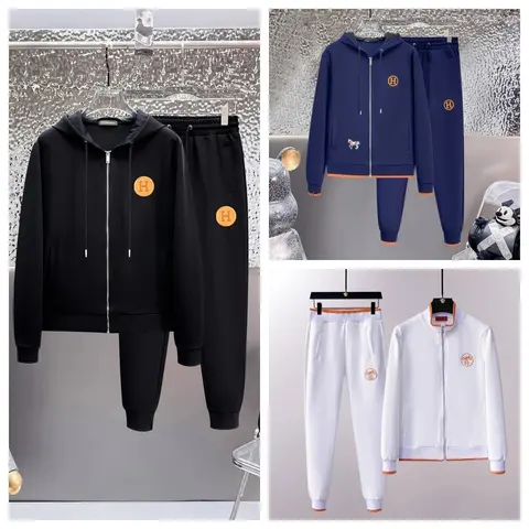 H Logo Hoodie and Jogger Set Collection