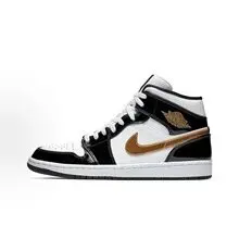 Jordan 1 Mid 'Metallic Gold'