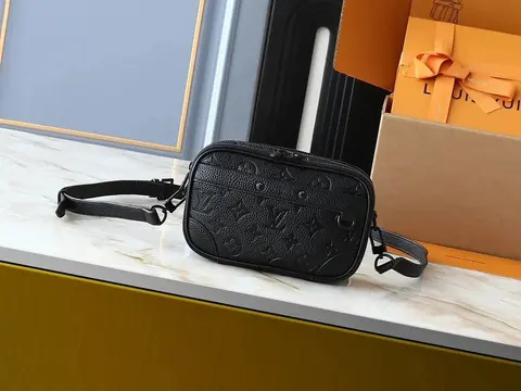 Louis Vuitton Black Monogram Empreinte Crossbody Bag