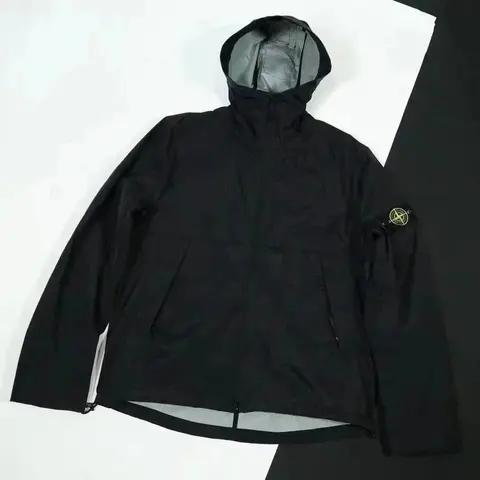 Stone Island Black Hooded Jacket