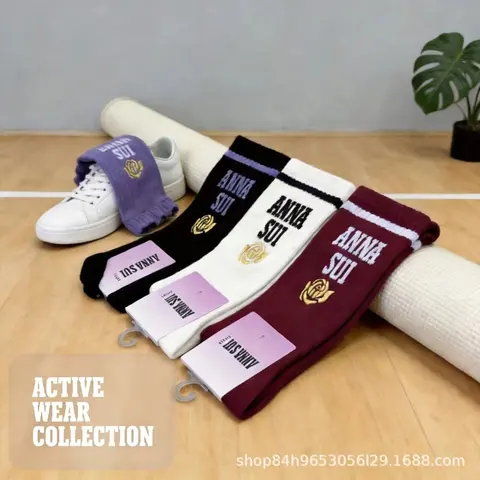 Anna Sui Active Wear Collection Socks