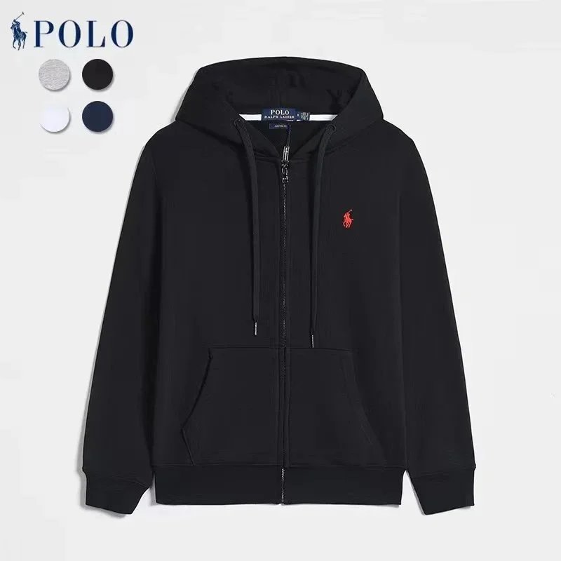 黑色红标拉链  hoodie