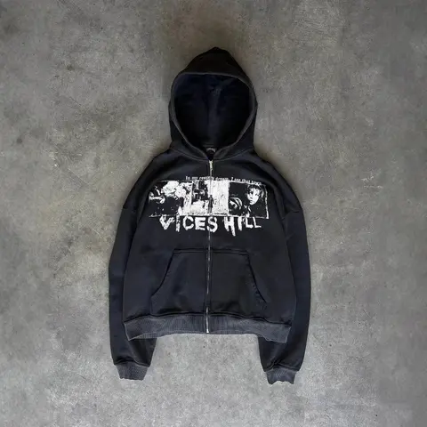 Vices Hill Zip-Up Hoodie