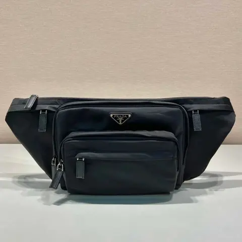 Prada Black Nylon Waist Bag