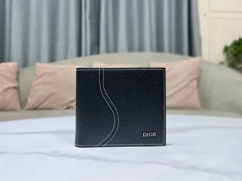 Dior Black Leather Wallet