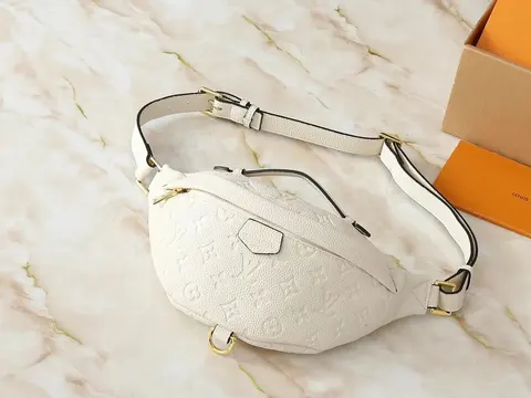 Louis Vuitton White Monogram Empreinte Bumbag