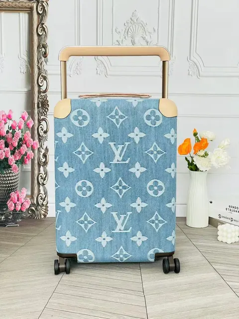 Louis Vuitton Denim Monogram Rolling Luggage