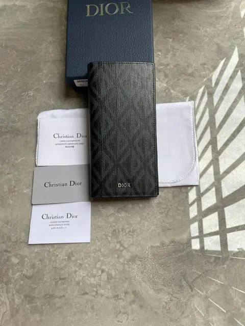 Dior Oblique Print Long Wallet