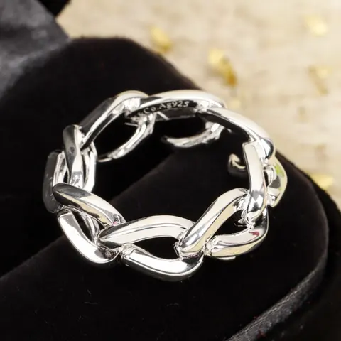925 Sterling Silver Chunky Chain Bracelet