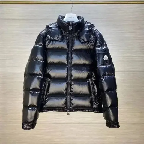 Moncler Black Quilted Down Jacket
