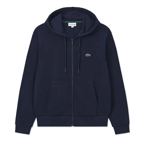 Lacoste Navy Blue Full-Zip Hoodie