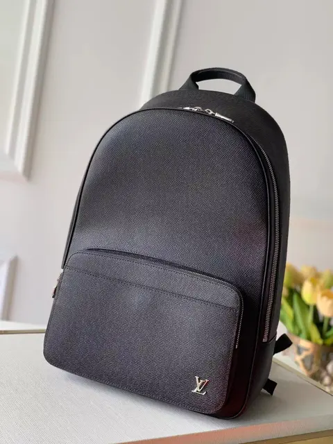 Louis Vuitton Black Canvas Backpack