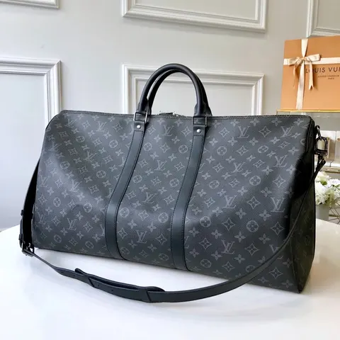 Louis Vuitton Keepall 50 Monogram Canvas Duffle Bag