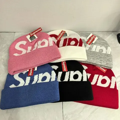 Supreme Logo Beanie Hat Collection
