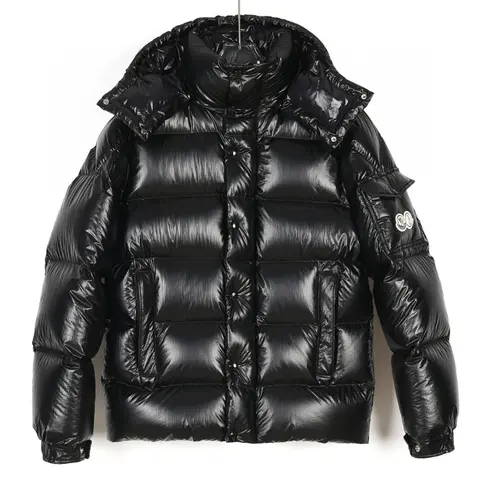 Moncler Black Quilted Down Jacket