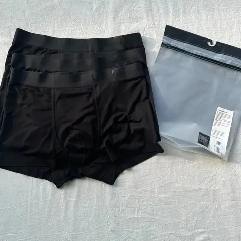 Men's Black Boxer Briefs Set