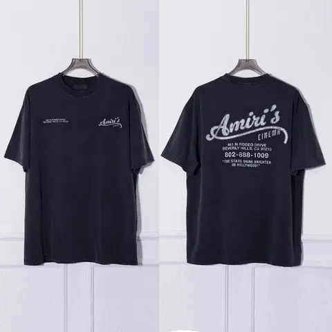 Amiri's Cinema Black T-Shirt