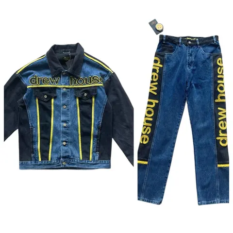 Drew House Denim Jacket and Pants Set