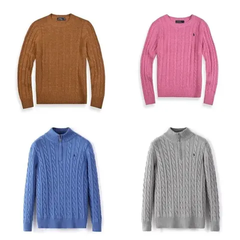 Ralph Lauren Cable Knit Sweaters Collection