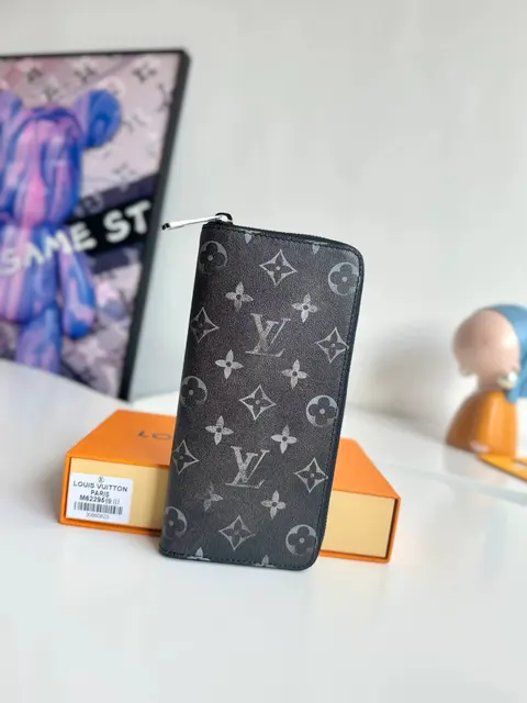 Louis Vuitton Monogram Eclipse Zippy Wallet