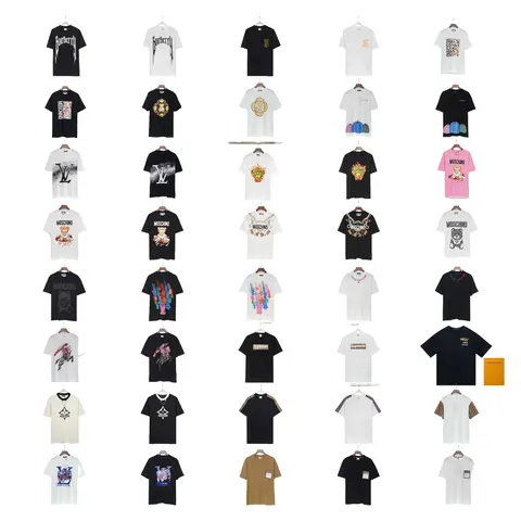 Moschino, Supreme, and Versace T-Shirt Collection