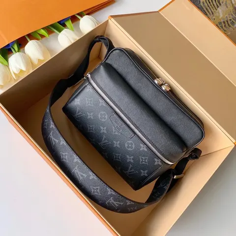 Louis Vuitton Black Monogram Crossbody Bag