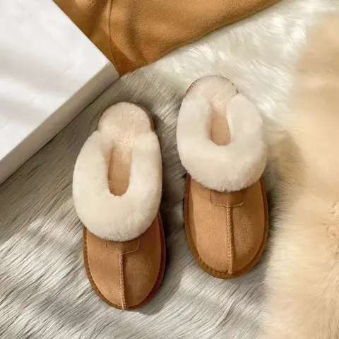 Sheepskin Lined Slippers