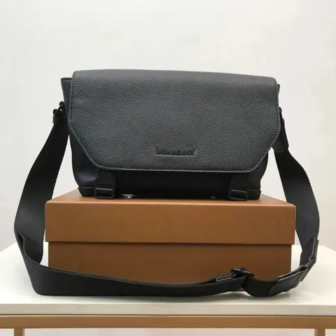 Burberry Black Leather Crossbody Bag