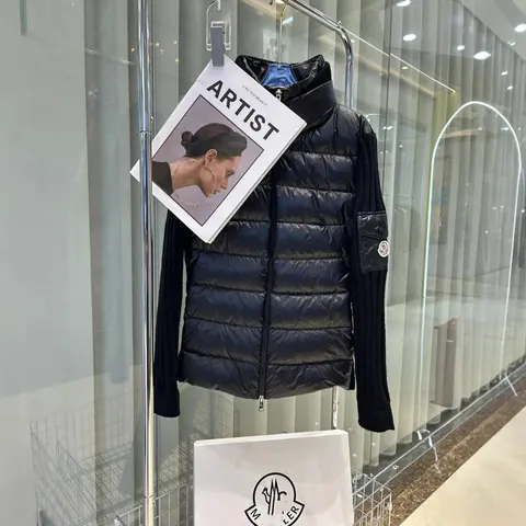 Moncler Black Quilted Down Vest